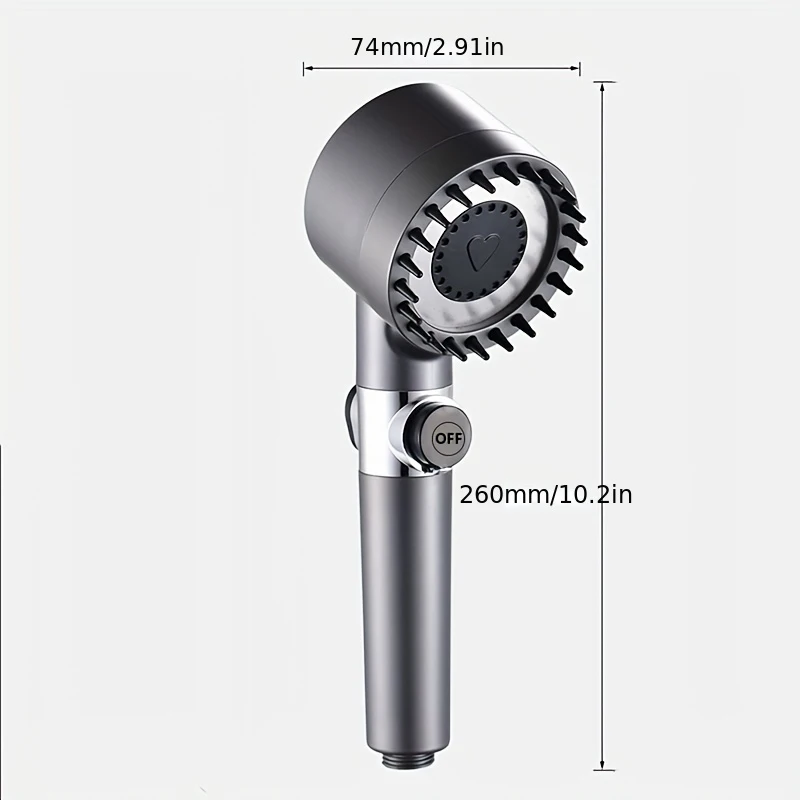 4 Modes Shower Head High Pressure 